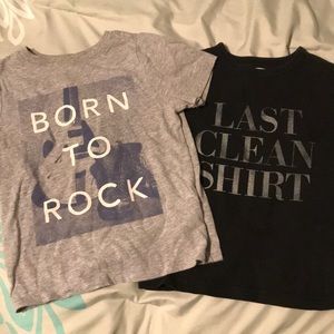 Set of Toddler Boys Old Navy Graphic Tees